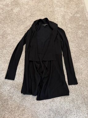 black cardigan